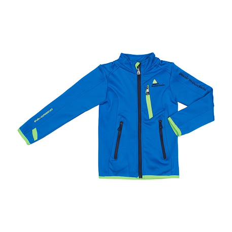 Blouson polarshell garçon eclimate Bleu+Bleu marine+Noir+Orange 1 - vertbaudet enfant 
