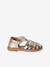 Sandales enfant cuir boucle or 2 - vertbaudet enfant 