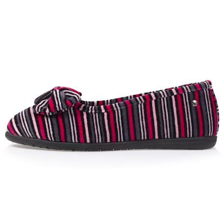 Chaussons ballerines semelle everywear™ Rayures 3 - vertbaudet enfant 