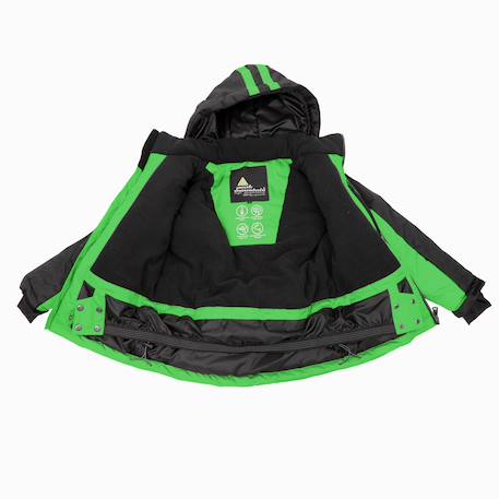 Blouson de ski garçon egee Rouge/noir+Vert/noir 5 - vertbaudet enfant 