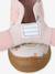 Chaussons bébé toile scratch blanc imprimé+bleu chambray+rose imprimé 16 - vertbaudet enfant 