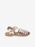Sandales enfant cuir fisherman argent+or 2 - vertbaudet enfant 