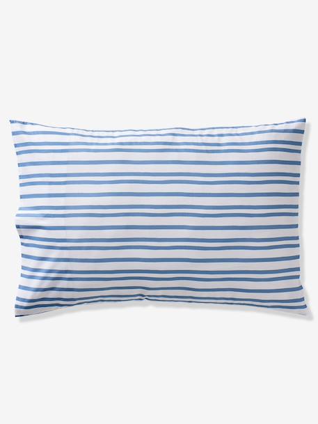 Parure housse de couette et taie d'oreiller enfant EN BORD DE MER blanc imprimé 8 - vertbaudet enfant 