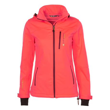 Blouson softshell fille ganne Jaune+Noir/corail+Noir/jaune+Orange 10 - vertbaudet enfant 