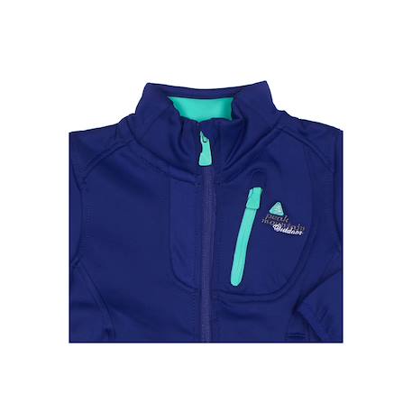 Blouson polarshell fille faynur Blanc+Bleu+Bleu marine+Fuchsia+Noir+Vert 5 - vertbaudet enfant 