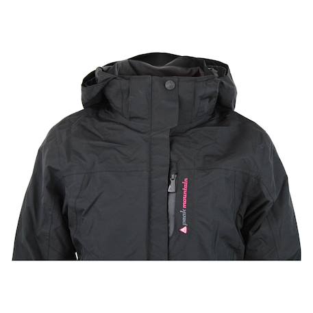 Blouson de ski fille 3 en 1 fille faciono Bleu+Fuchsia+Noir 16 - vertbaudet enfant 