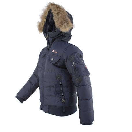 Blouson garçon ecoflik Bleu marine+Kaki+Noir 3 - vertbaudet enfant 