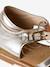 Sandales enfant cuir boucle or 7 - vertbaudet enfant 