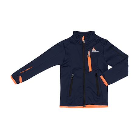 Blouson polarshell garçon eclimate Bleu+Bleu marine+Noir+Orange 4 - vertbaudet enfant 