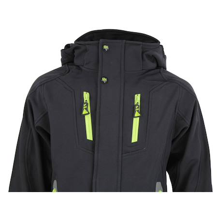 Blouson de ski garçon ecilo Gris+Noir+Rouge 8 - vertbaudet enfant 