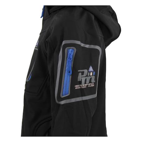 Blouson softshell garçon ecolok Gris+Noir+Rouge 9 - vertbaudet enfant 