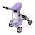 Poupées jogging-buggy lola cœur violet-rose Violet 3 - vertbaudet enfant 