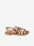 Sandales fille cuir multi brides or 2 - vertbaudet enfant 