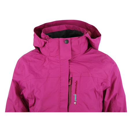 Blouson de ski fille 3 en 1 fille faciono Bleu+Fuchsia+Noir 10 - vertbaudet enfant 