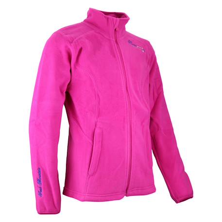 Blouson polaire fille gadara Blanc+Bleu marine+Fuchsia+Jaune+Noir+Violet 9 - vertbaudet enfant 