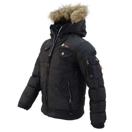 Blouson garçon ecoflik Bleu marine+Kaki+Noir 11 - vertbaudet enfant 