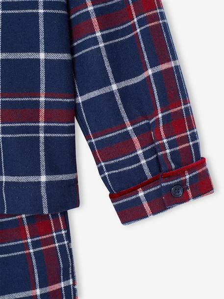 Pyjama mixte flanelle noël capsule famille bordeaux 9 - vertbaudet enfant 