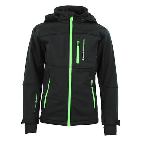 Blouson softshell garçon ecanne Jaune+Noir/bleu+Noir/jaune+Noir/orange+Noir/vert+Orange 14 - vertbaudet enfant 