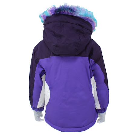 Blouson de ski fille falaza Noir+Violet 6 - vertbaudet enfant 