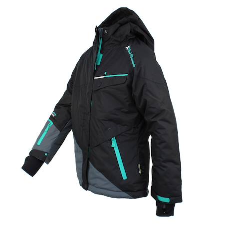 Blouson de ski fille fatene Bleu+Fuchsia+Noir 9 - vertbaudet enfant 