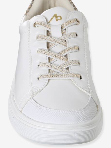 Baskets enfant fille lacets élastiqués blanc imprimé 7 - vertbaudet enfant 