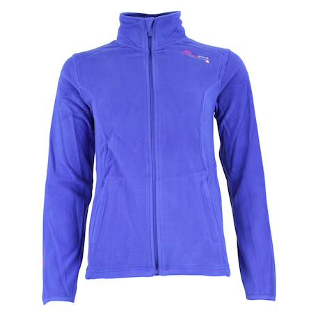 Blouson polaire fille gadara Blanc+Bleu marine+Fuchsia+Jaune+Noir+Violet 14 - vertbaudet enfant 