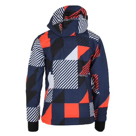 Blouson softshell garçon ecover Marine/orange 2 - vertbaudet enfant 