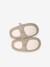 Chaussons bébé cuir elastiqués beige doré 6 - vertbaudet enfant 