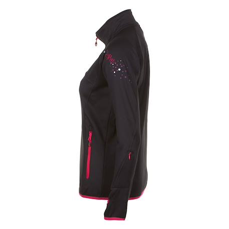 Blouson polarshell fille faclimate Blanc+Bleu marine+Fuchsia+Noir 13 - vertbaudet enfant 