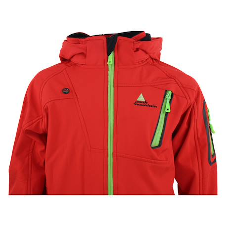 Blouson softshell garçon ecolok Gris+Noir+Rouge 15 - vertbaudet enfant 