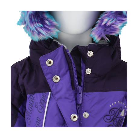 Blouson de ski fille falaza Noir+Violet 9 - vertbaudet enfant 