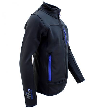Blouson polarshell garçon ecanton Bleu+Bleu marine+Gris+Noir/bleu+Noir/jaune+Orange 12 - vertbaudet enfant 