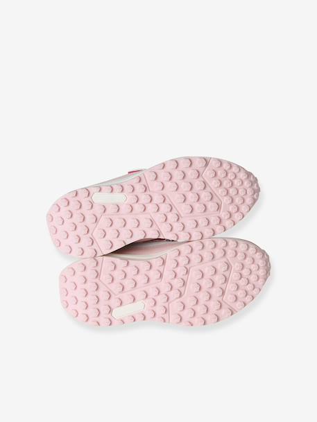 Baskets enfant textile lacets élastiqués et scratchs lot beige+lot rose 12 - vertbaudet enfant 