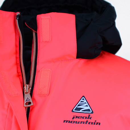 Blouson de ski fille fama Corail+Fuchsia 4 - vertbaudet enfant 