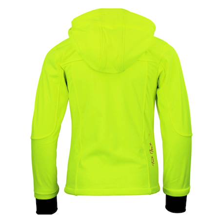 Blouson softshell fille fanne Jaune+Noir/jaune+Noir/orange+Orange 2 - vertbaudet enfant 