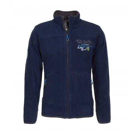 Polaire garçon econan Bleu+Bleu marine+Gris+Noir+Orange 3 - vertbaudet enfant 