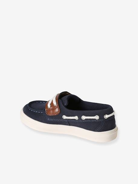 Chaussures bateau enfant garçon à scratch marine 4 - vertbaudet enfant 