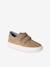 Derbies garçon cuir à scratchs beige+marine+MARRON MOYEN UNI 1 - vertbaudet enfant 