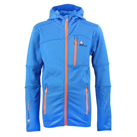 Blouson polarshell garçon ecampus Bleu+Gris+Noir/orange+Noir/vert+Orange 1 - vertbaudet enfant 