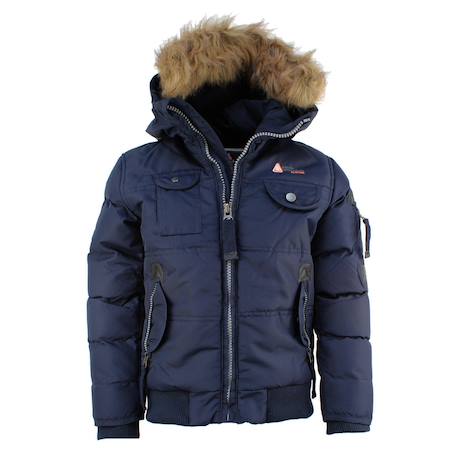 Blouson garçon ecoflik Bleu marine+Kaki+Noir 1 - vertbaudet enfant 
