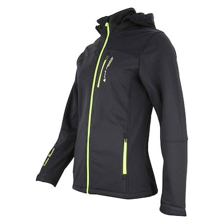 Blouson softshell fille ganne Jaune+Noir/corail+Noir/jaune+Orange 9 - vertbaudet enfant 