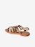 Sandales fille cuir multi brides or 3 - vertbaudet enfant 