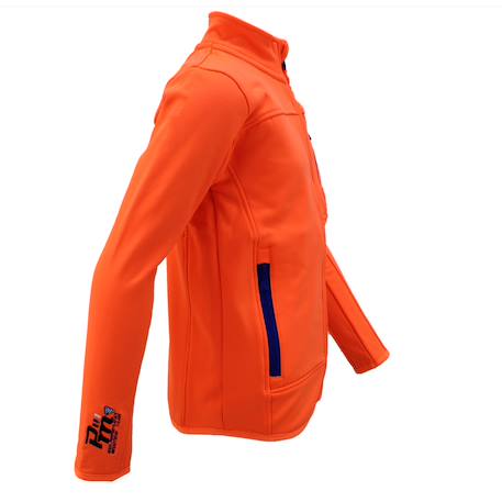 Blouson polarshell garçon ecanton Bleu+Bleu marine+Gris+Noir/bleu+Noir/jaune+Orange 18 - vertbaudet enfant 