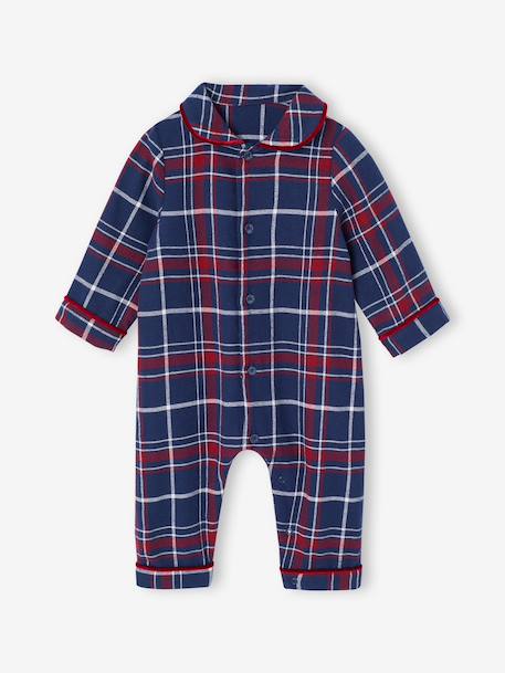 Pyjama bébé noël en flanelle capsule famille bordeaux 8 - vertbaudet enfant 