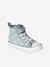 Baskets montantes enfant textile bleu jean 1 - vertbaudet enfant 