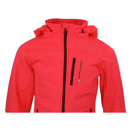 Blouson softshell fille fanne Jaune+Noir/jaune+Noir/orange+Orange 16 - vertbaudet enfant 