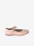 Ballerines fille cuir feston ROSE CLAIR UNI 6 - vertbaudet enfant 