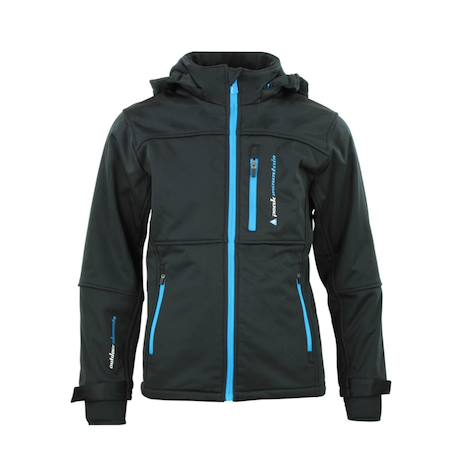 Blouson softshell garçon ecanne Jaune+Noir/bleu+Noir/jaune+Noir/orange+Noir/vert+Orange 3 - vertbaudet enfant 