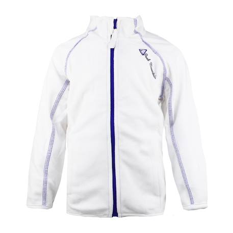 Blouson polaire fille fafone Blanc+Corail+Fuchsia+Marine+Noir+Turquoise+Vert+Violet 1 - vertbaudet enfant 