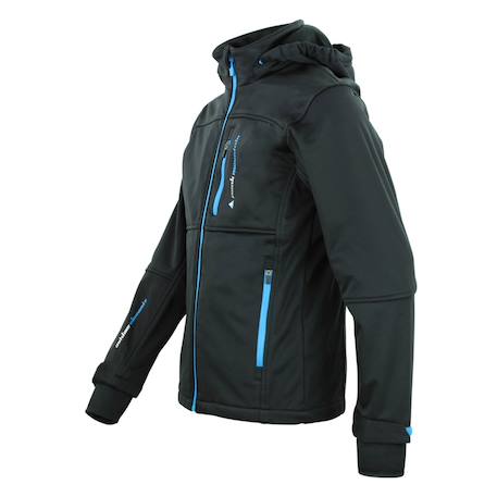 Blouson softshell garçon ecanne Jaune+Noir/bleu+Noir/jaune+Noir/orange+Noir/vert+Orange 5 - vertbaudet enfant 